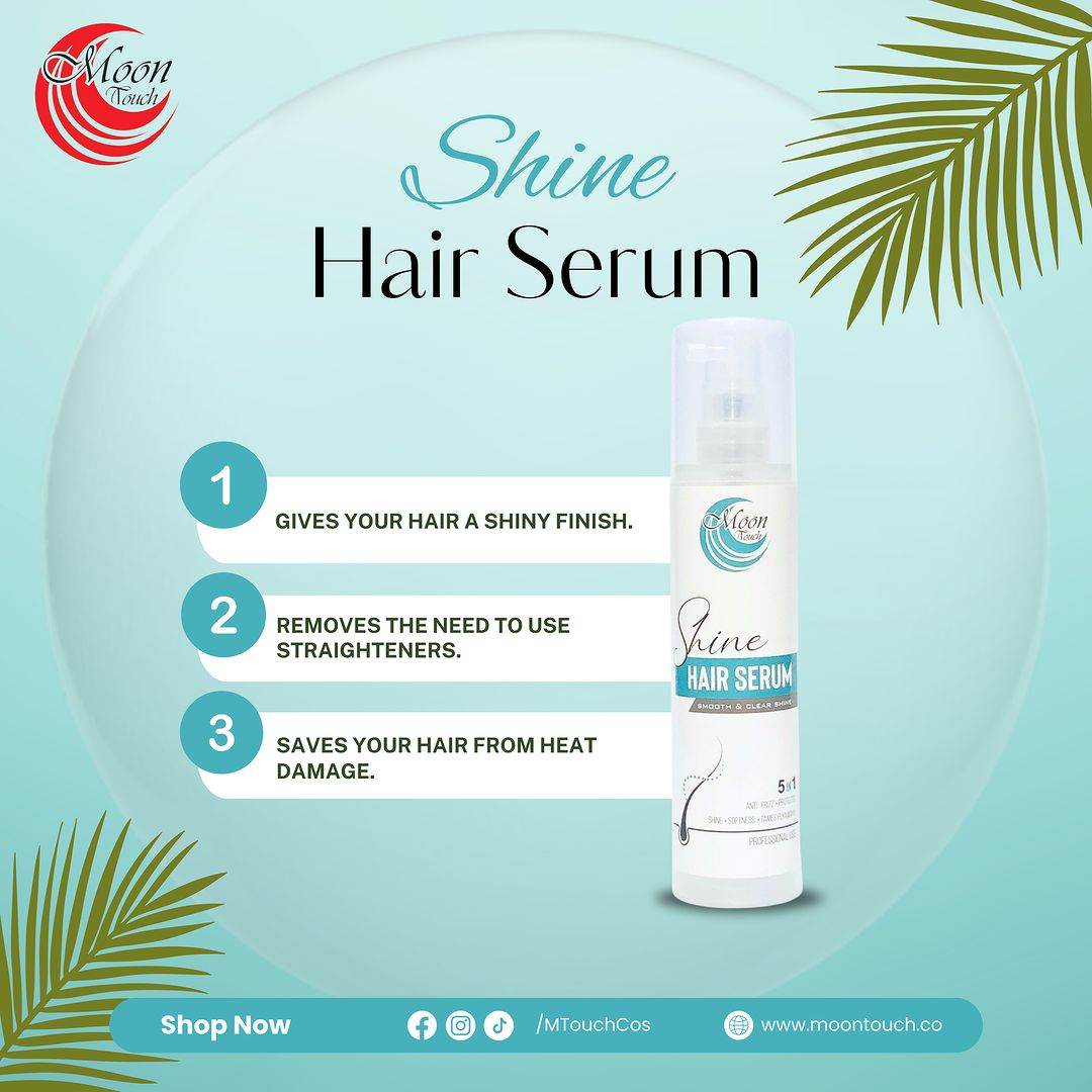 Anti Frizz Shine Hair Serum (Protect From Heat Damage)