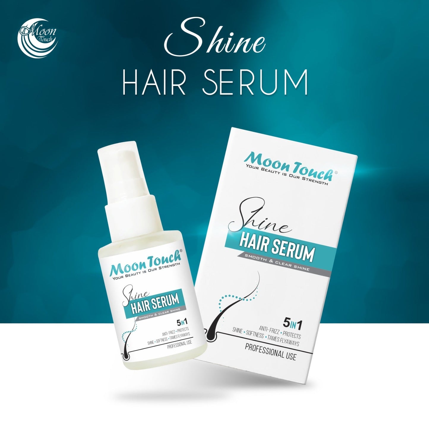 Anti Frizz Shine Hair Serum (Protect From Heat Damage)